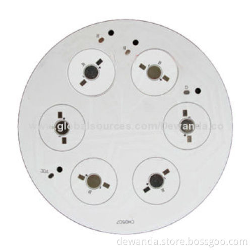 LED PCB Board, Made of Aluminum, Single-sided